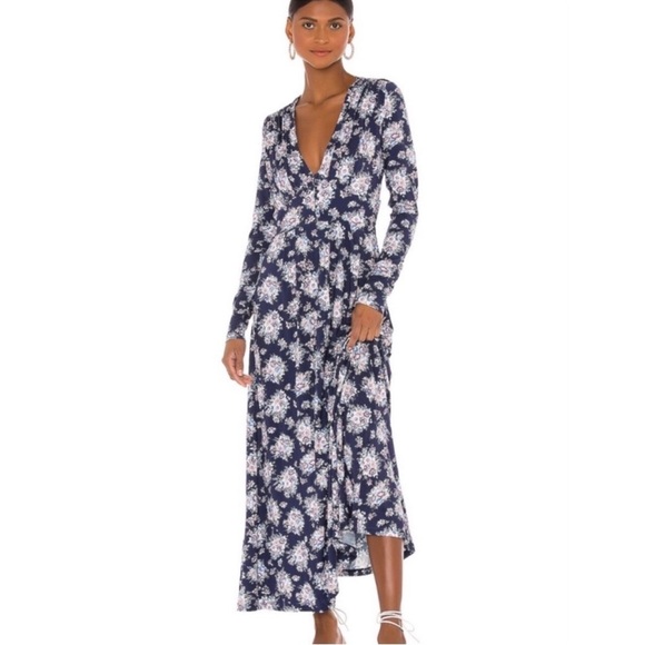 LoveShackFancy Min Floral Maxi Dress - Size XS - Picture 2 of 7